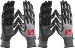 Milwaukee Manusi protectie taiere Milwaukee HI-DEX CUT C, negru/gri, mas. 2XL/11, 12 perechi (4932480515)
