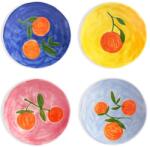 &k amsterdam un set de farfurii Orange Full Colour 16 cm 4-pack 99KK-KBU5Y8_MLC (2811.06)