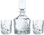 Nachtmann carafă de whisky cu pahare Sculpture Whisky 750 ml / 365 ml 3-pack 99KK-KFU00W_TSP (101984)