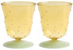 &k amsterdam set de pahare de vin glass dot yellow 200 ml 2-pack 99KK-KBU720_MLC (358.05) Pahar