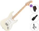 Squier Affinity Series Stratocaster MN WPG SET Olympic White Elektromos gitár
