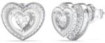 Guess Cercei Guess Till Morning stud cu cristale si inimi JUBE05551JWRHT-U