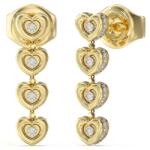 Guess Cercei Guess L. O. V. E. cu cristale JUBE05473JWYGT-U