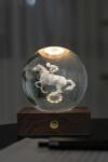 Gingko Design lampă de masă led fără fir Amber Crystal Light 9, 5 x 8 cm 99KK-OSU1LA_88X (G025HR)