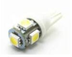 DT-Xenon T10 (W5W) LED 5x5050 SMD (sárga)