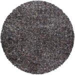 Ay Enjoy 4500 160x160 cm Taupe-Barna Shaggy Kör Szőnyeg