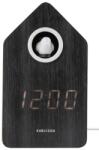 Karlsson ceas cu alarmă Cuckoo LED 16 cm 99KK-ZEU05A_99X (KA6061BK)