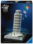 Ravensburger Iconics 12008028 - Night Edition - Pisai ferde torony - 231 db-os 3D puzzle (12008028)