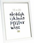 Deknudt Frames S46AF1 16, 8x21, 8 Képkeret - Ezüst/fehér (S46AF1_15, 0X20, 0) (S46AF1_15,0X20,0)