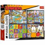 Trefl Garfield kalandjai 4x250db-os puzzle - Trefl (13344) - innotechshop