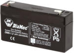 DIAMEC DM6-1.3 zselés kiegészítő akkumulátor, 6V 1, 3Ah (DM613)