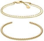 Fossil brățară 2-pack 99KK-AKD9LZ_GLD (JA7293SET)