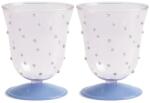 &k amsterdam set de pahare de vin glass dot pink 200 ml 2-pack 99KK-KBU722_MLC (358.04) Pahar