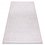 My carpet company kft My Carpet Company Fonott Sizal Sion Labirintus 22376 Lapos Szövött Rózsaszín/Ecru 160x220 cm Szőnyeg