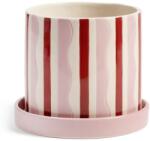 &k amsterdam ghiveci de flori cu farfurie clash wiggle 13.5 x 15.5 cm 99KK-DOU012_MLC (2899.08)