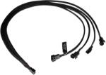 Alphacool 18684 Y-elosztó 4 tűs 4x 4 tűs PWM-hez - 60cm (18684)