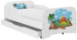 Wooden Toys Miki Gyerekágy 140 x 70 cm Matraccal És Ágyneműtartóval - Dino Világ
