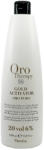Fanola Oro Therapy Gold Activator Oro Puro 1000 ml dezvoltator 20 Vol. 6%
