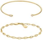 Fossil brățară 2-pack 99KK-AKD9M0_GLD (JA7292SET)