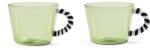 &k amsterdam set de pahare Glass Duet Green 300 ml 2-pack 99KK-KBU5ZB_71X (356.01) Pahar