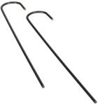  Leszúrható "J" alakú fémkapocs - 20 cm (10 darab) ("J" alakú 20 cm leszúrótüske)