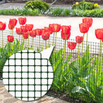  Műanyag kerítésháló, 17x17 mm szemméret (1.2 x 50 méter) zöld (Kerítés háló K120 zöld)