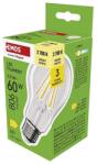 EMOS LED izzó Filament A60 / E27 / 5, 9 W (60 W) / 806 lm / Meleg fehér (ZF5D42)