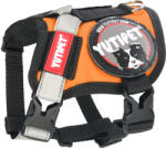 MONTANA DOG RnD ham de siguranță pentru câini (Portocaliu) (XXS; Circumferința pieptului: 31-36 cm, Circumferința gâtului: 25-29 cm)