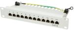 LogiLink Cat. 6 Patch Panel 12-Port 10" , STP, grey (NP0041)