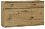  Komód 3 Fiók 3 Ajtó S3 - Artisan Tölgy