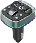 Techsuit Modulator FM Modulator FM, Dual PD35W, BT5.4, Reglaj Bass - Techsuit EchoDrive (MFM3) - Black (KF2355940)