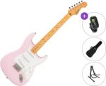 Squier Classic Vibe '50s Stratocaster HT MN Basic SET Shell Pink Chitară electrică