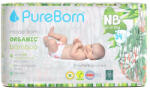 PureBorn Scutece Nou Nascut Organic 0-4.5kg, 34 buc, Pureborn