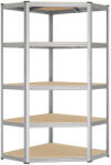 Intenso fém sarokpolc- 180 x 90/90 x 40 cm (5 polc)