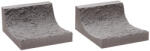 Noch 58033 Alagút belső fal, íves, 9, 5 cm, 2 db (4007246580330)