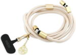 Guess Cablu pentru Alimentare, Crossbody, Ajustabil, USB-C la USB-C, Fast Charge - Guess CBDY 4G Charm (GUCCUCNY4GDE) - Beige (KF2358949) - pcone