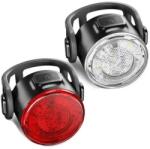 Spyral City első és hátsó lámpaszett, USB-ről tölthető, fekete