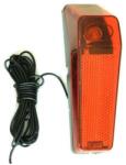 VeloGo Narrow dinamós hátsó lámpa sárvédőre, keskeny, 6V, 0, 6W, piros