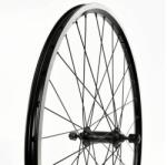 VeloGo 26-os (559 mm) MTB első kerék TX500 aggyal, gyorszáras, fekete