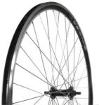 Altrix Spider 28-as (622x20 mm - 700C) országúti első kerék, csavaros tengellyel, fekete