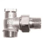 HERZ radiátorszelep visszatérő sarok 1/2"-3/4" KM eurokónusszal (1-3748-01) (1-3748-01)