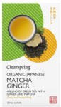Clearspring Bio Japán Matcha Gyömbér Tea 20db