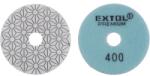 Extol gyémánt csiszolókorong/polírkorong, csempe élcsiszoló, tépőzáras; 100mm, P400, száraz és vizes (8803096) - sipibolt