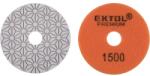 Extol gyémánt csiszolókorong/polírkorong, csempe élcsiszoló, tépőzáras; 100mm, P1500, száraz és vizes (8803098)