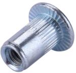 Fortum szegecsanya klt. 50 db, M3, POP-NUT, horganyzott acél, kerek, nyitott, lapos peremű, rovátkolt FORTUM (4770682)