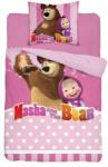 Disney Gyerek Pamut Ágyneműhuzat 140x200 cm Mása és a Medve #1528