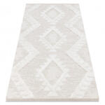 My carpet company My Carpet Company Fonott Sizal Moroc 22321 Cikcakk Boho Rojt Szerkezeti Bézs/Krém 117x170 cm Szőnyeg