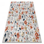 My carpet company My Carpet Company Botanic 65239 Virágok, Lapos Szőtt Szürke 78x150 cm Szőnyeg