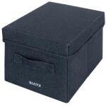LEITZ Doboz, szövet borítású, S méret, LEITZ Fabric , sötétszürke (E61460089)