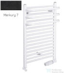 Radeco ARIA A1-600/1 490x635 törölközőszárítós radiátor, MERKURY 7 (matt fekete) színben (Radeco_ARIA_A1_600_1_MERKURY7)